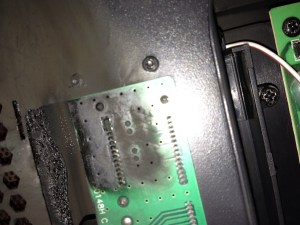 External Dock burned