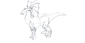 Basic Dragon Sketch 3
