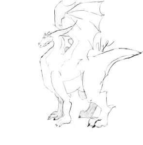 Basic Dragon Sketch 7