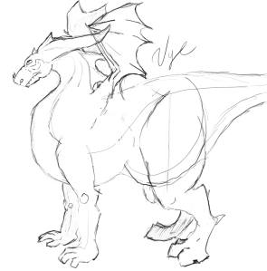 Basic Dragon Sketch 8