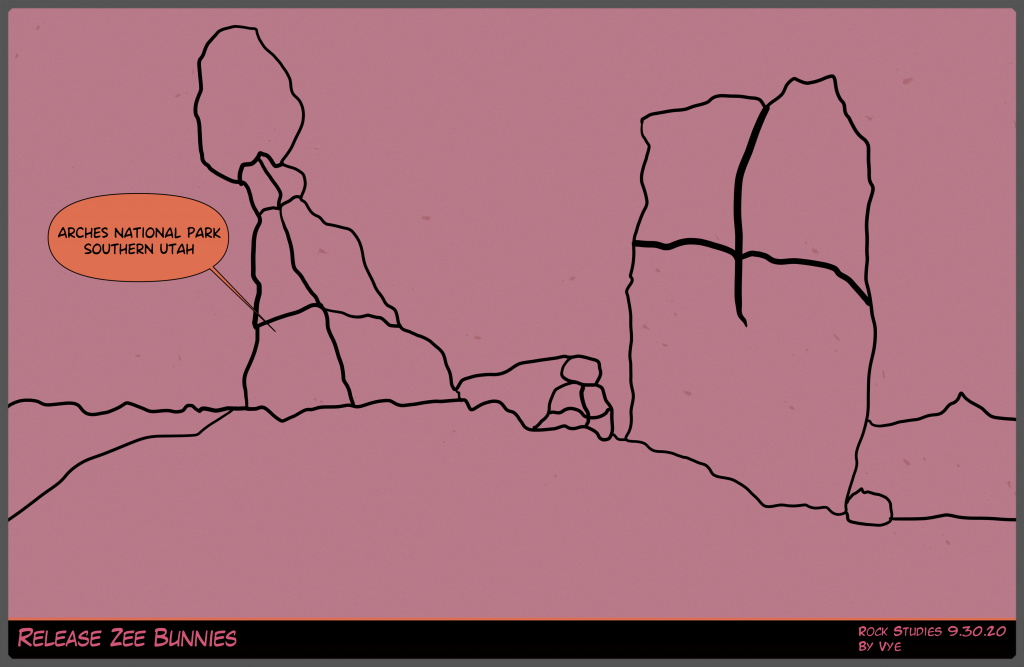 Drawing Plan 79 Arches National Park Southern Utah