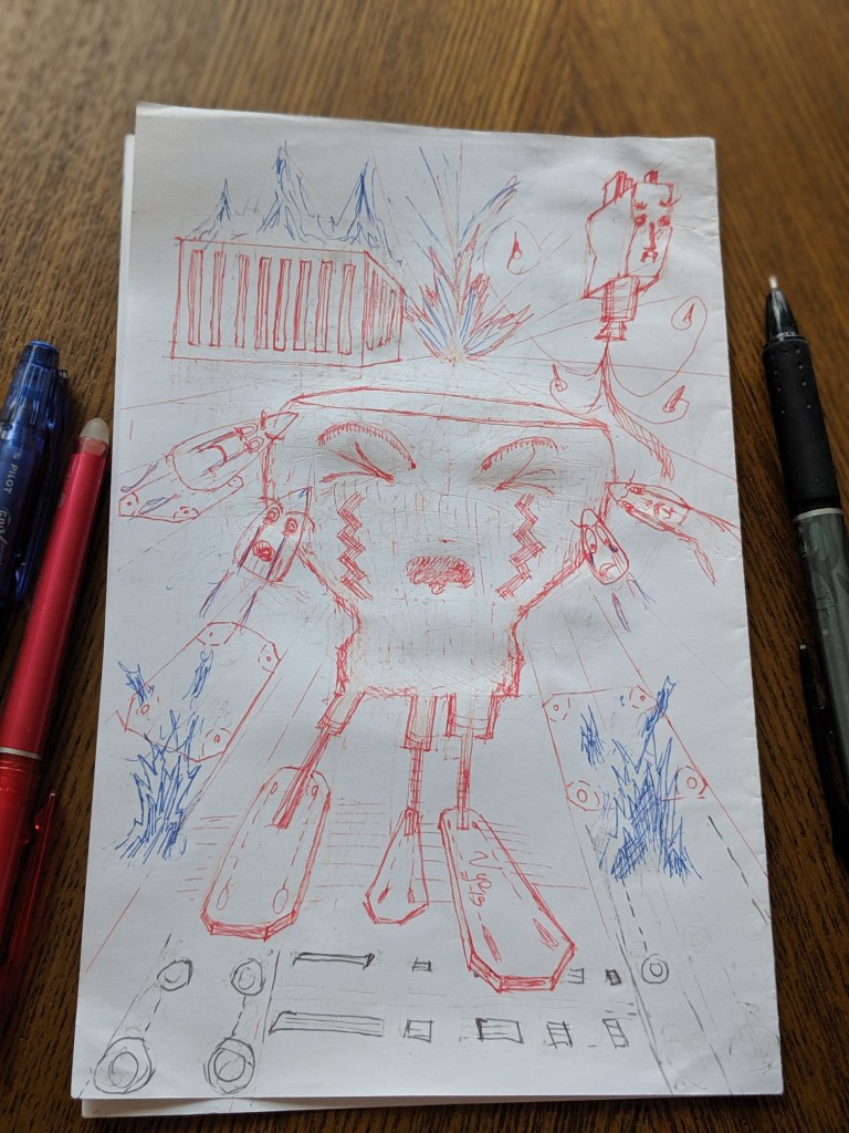 Running from a developing flame