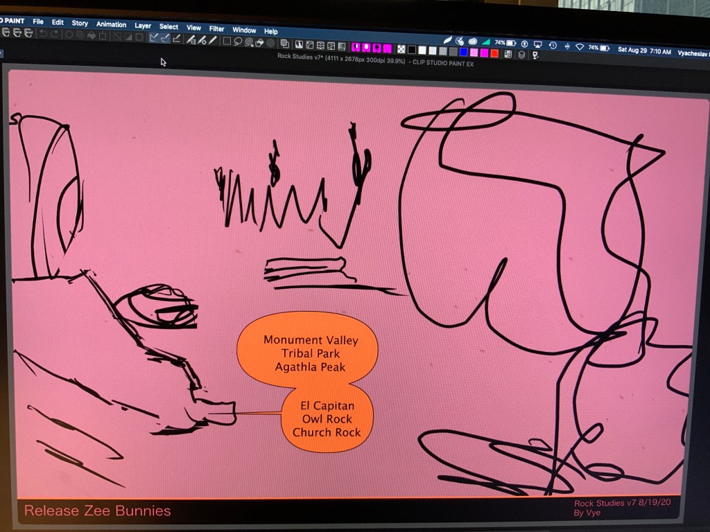 Owl Church Rock Monument Valley Tribal Park Agathla Peak