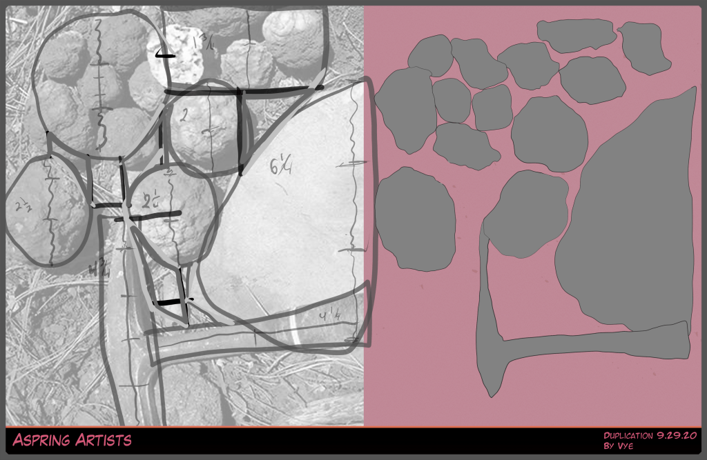 Drawing Geodes using Art Duplication 
