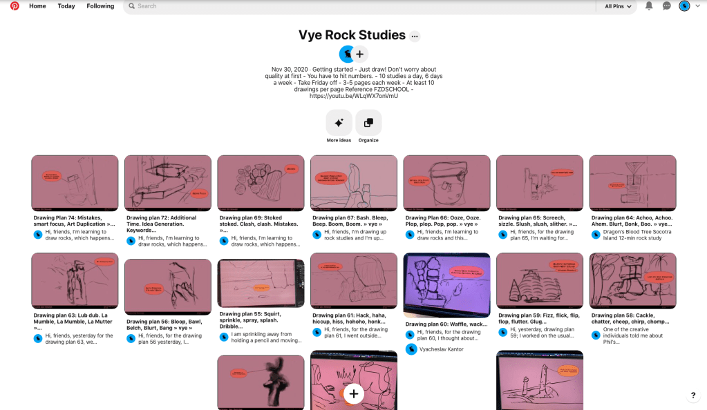Vye Rock Studies Pinterest
