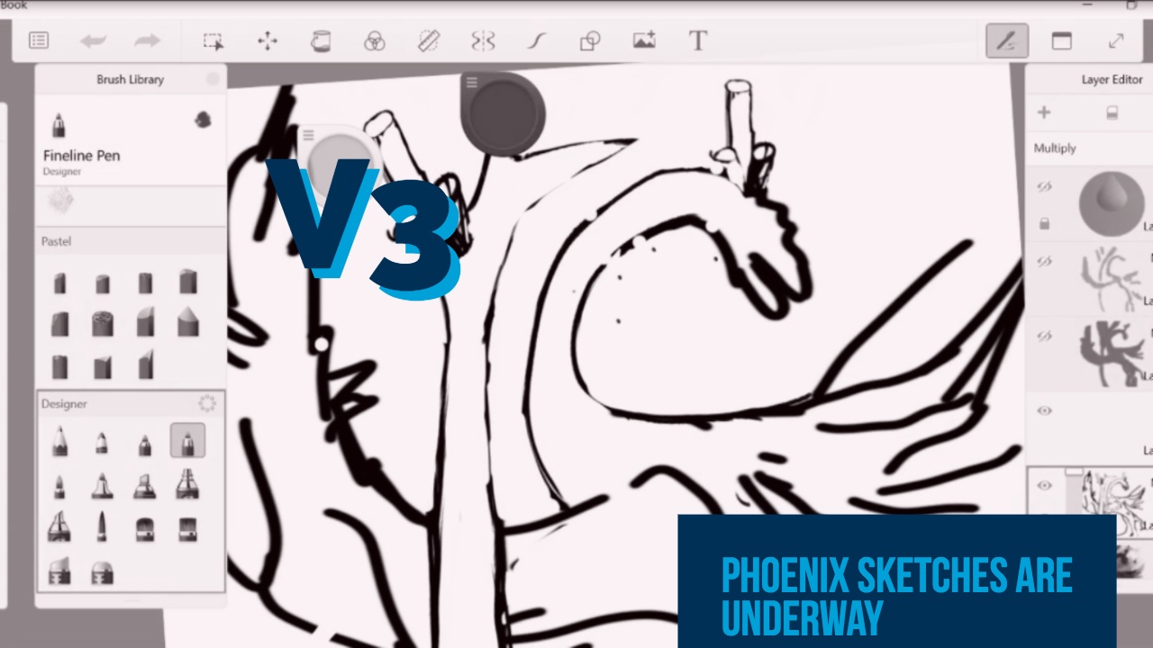 Phoenix Sketches are Underway V3