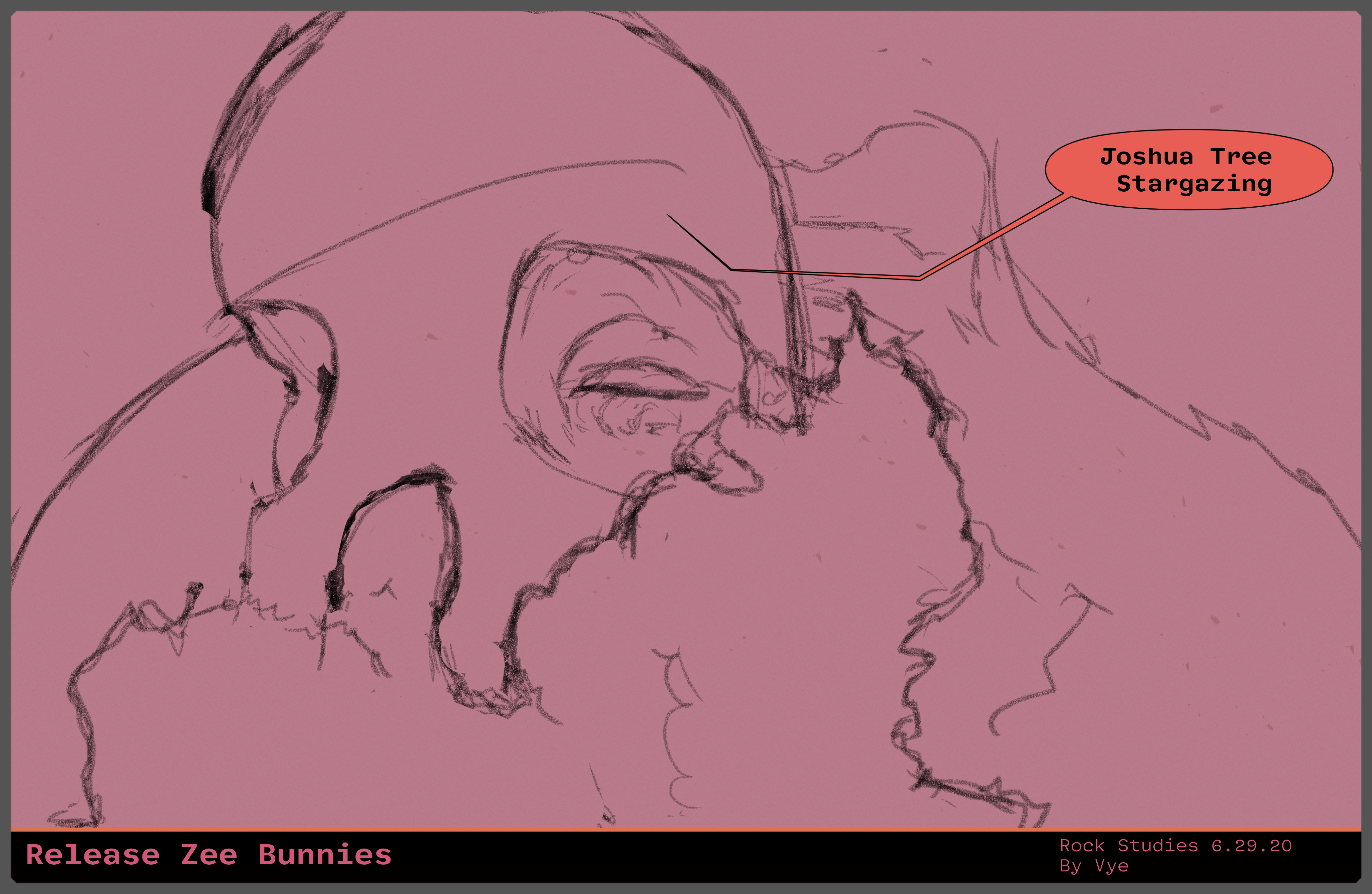 Joshua Tree Stargazing - Drawing Plan Six