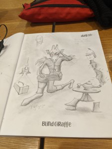 Blind Giraffe and Genie