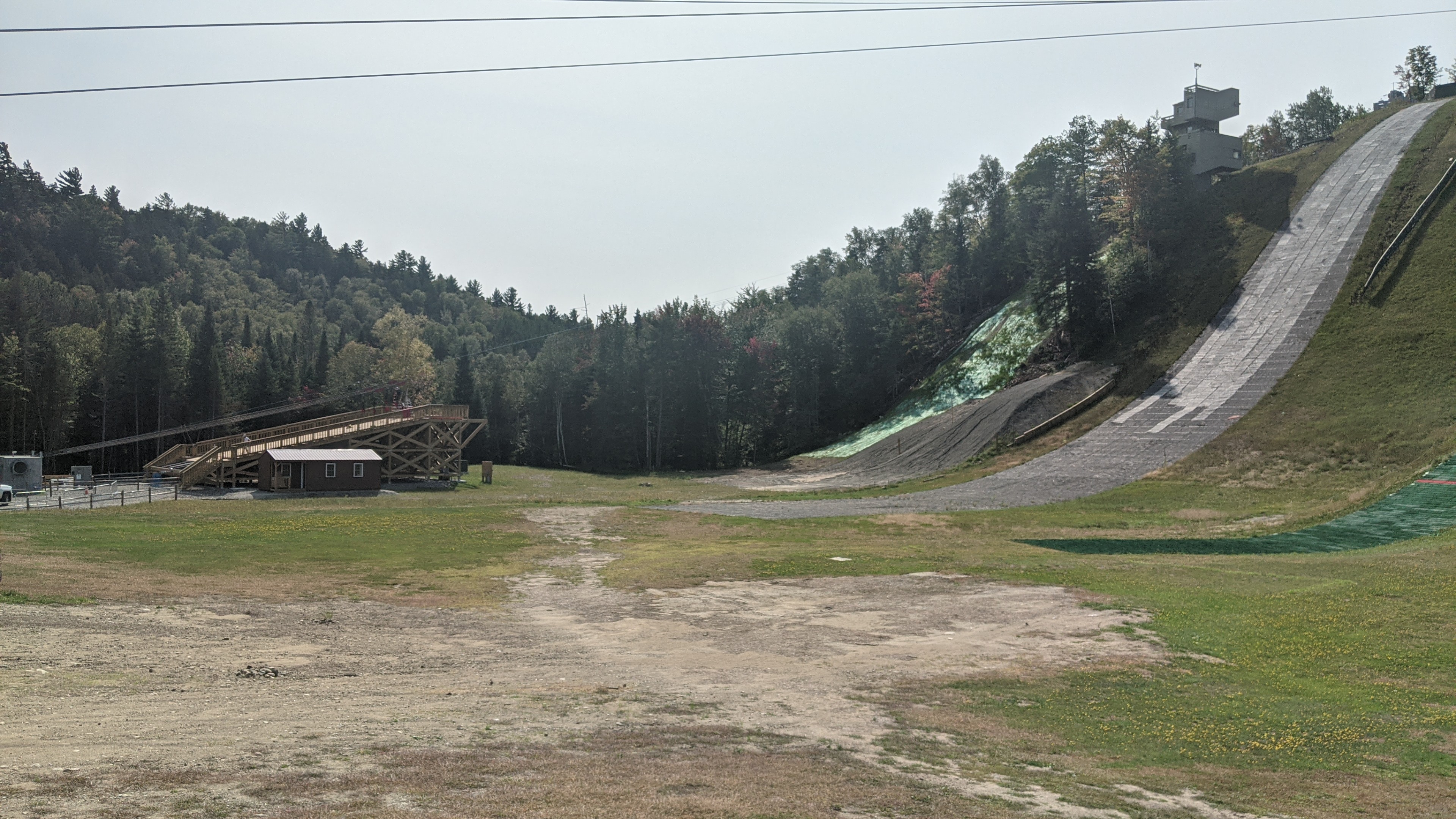 Lake Placid Jumping Complex's zipline