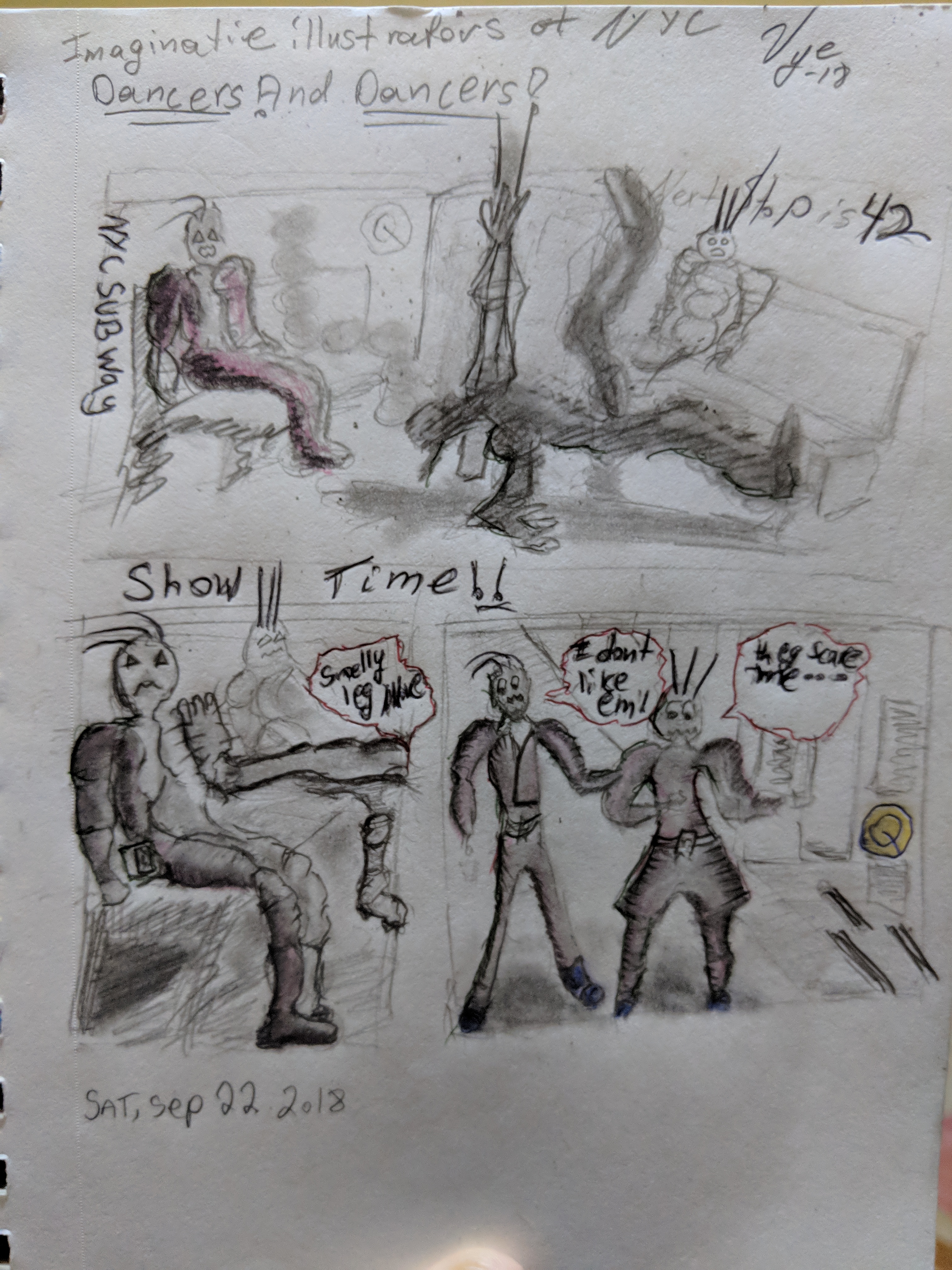 Dancing Dancers Comic