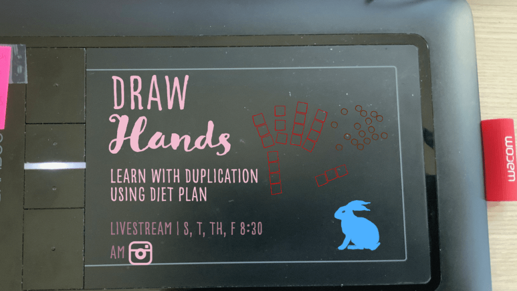 Draw Hands vye 3: Learn with Duplication and&nbsp;Diet