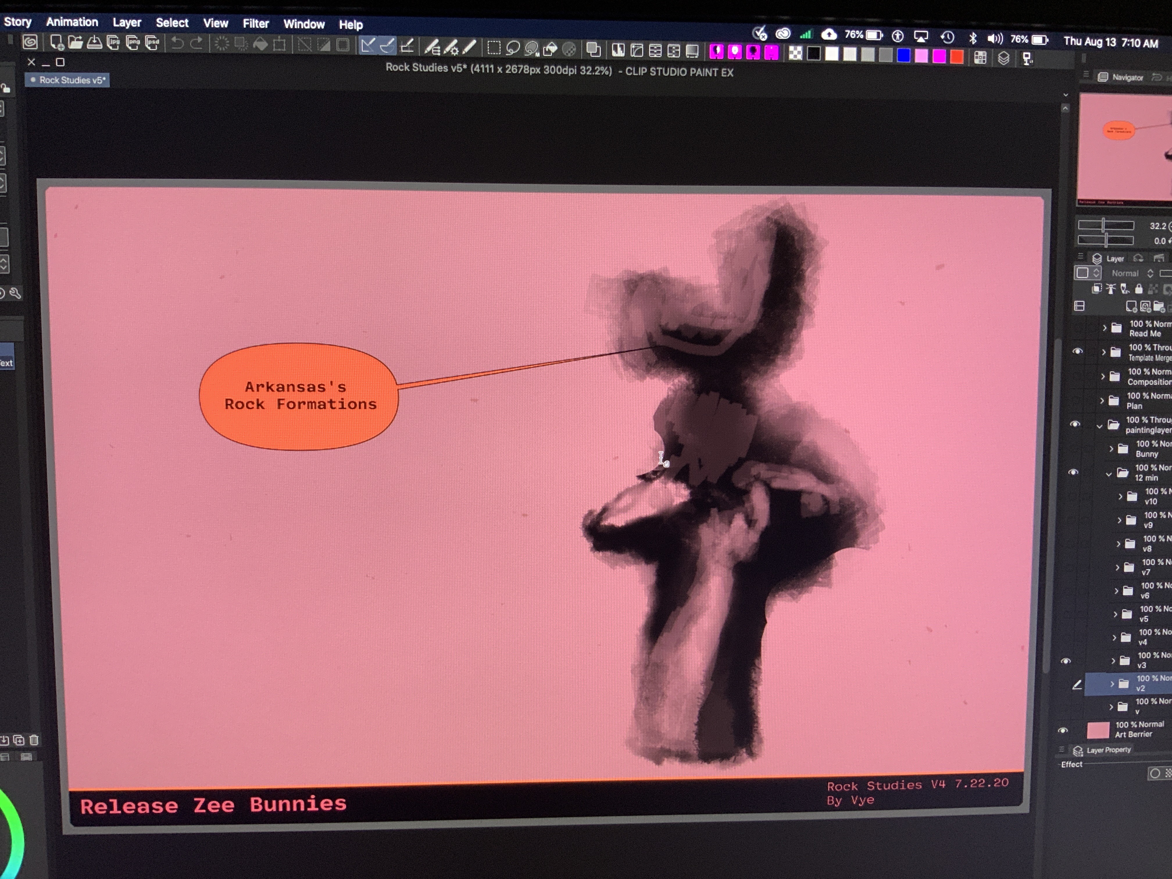 Arkansas's Rock Formations drawing plan 35