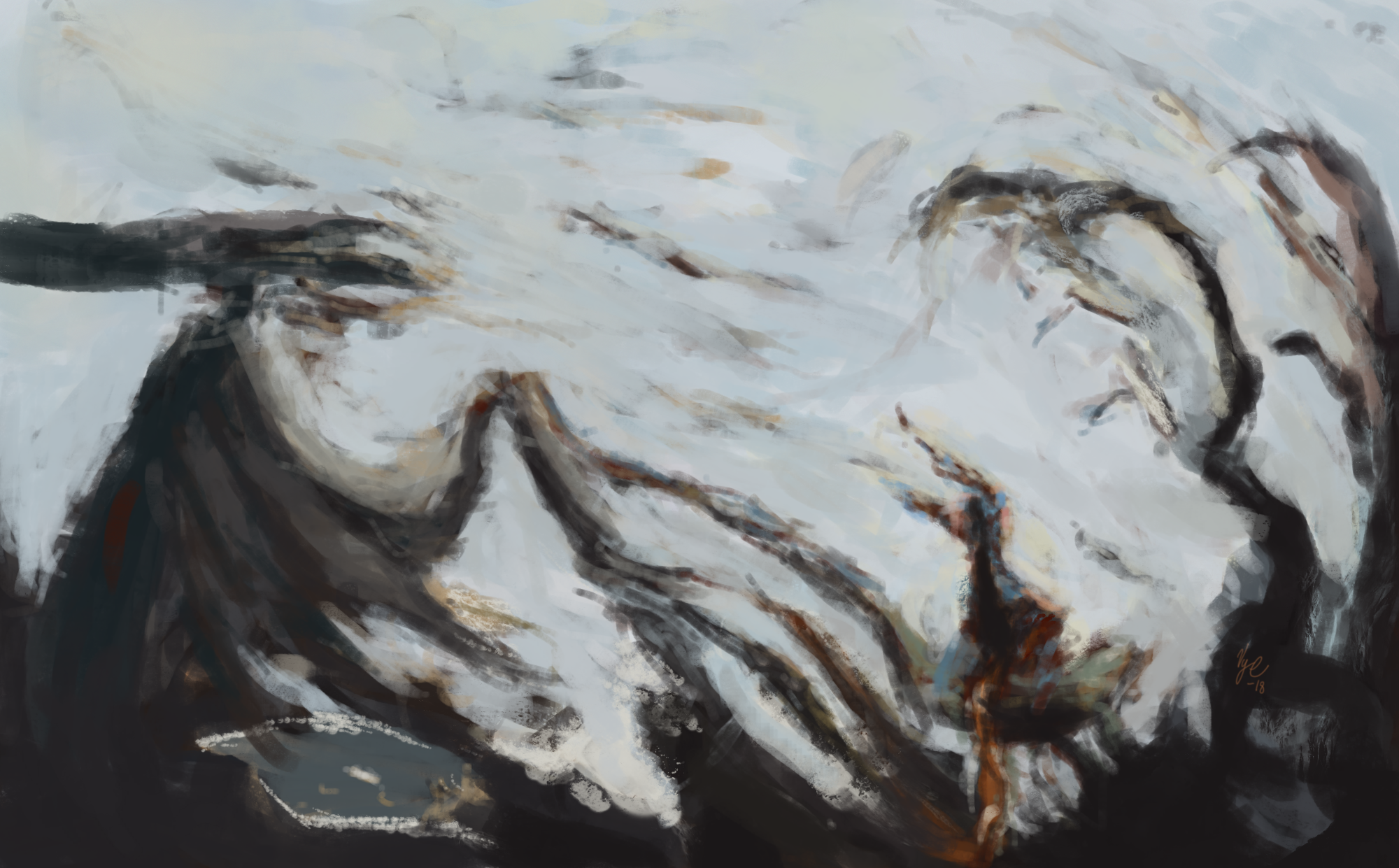 Who is watching Runner-up Rothko Abstract Painting Contest