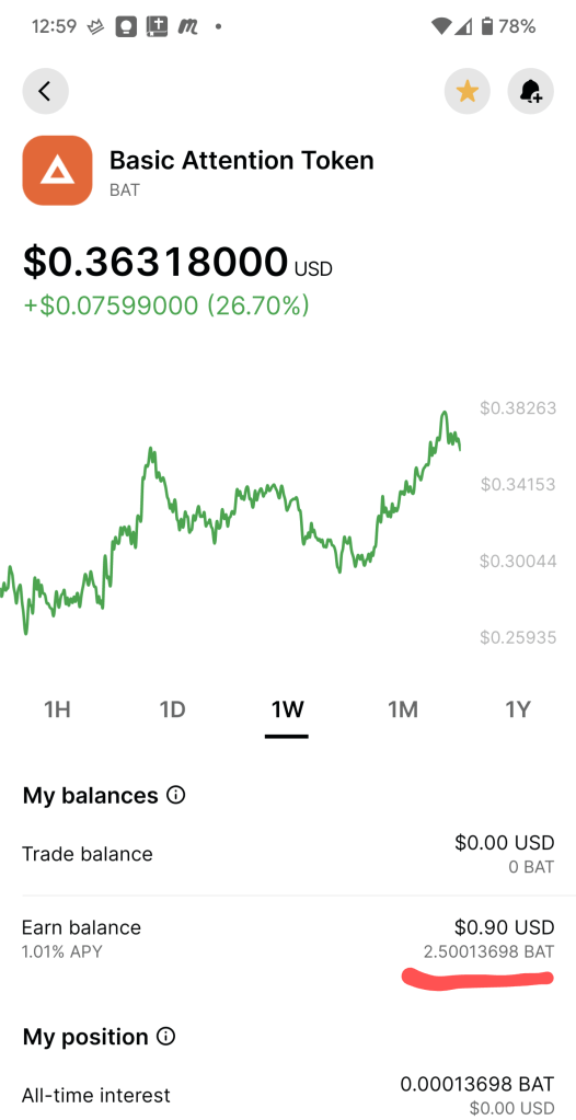 BAT Growth with Interest