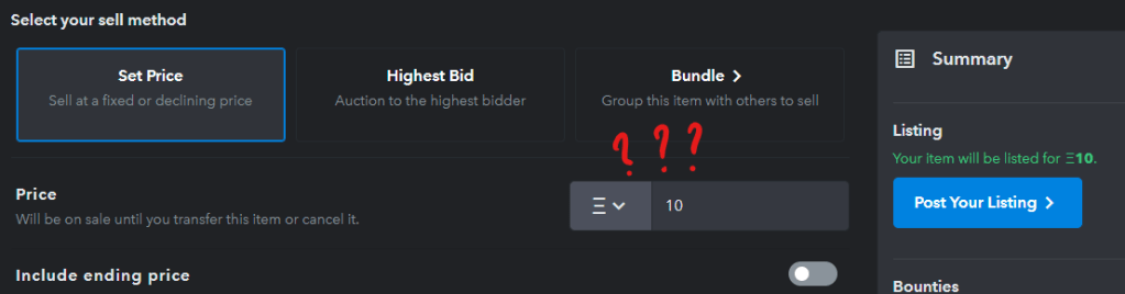 why not default it to dollar or give a tutorial between each currency so the user wont be confused